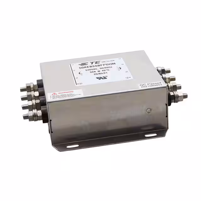 50KEBS6BFPDHM TE Connectivity Corcom Filters  Netzfiltermodule